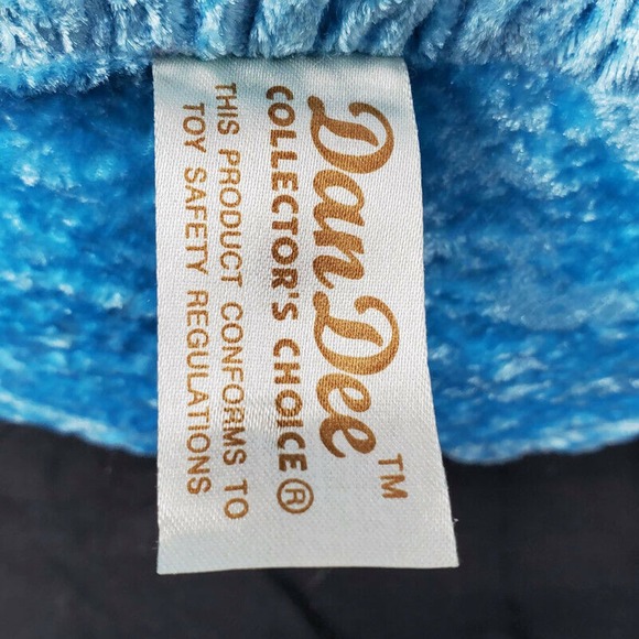 Dan Dee 19" Easter Roly Poly Bunny Rabbit Velvet Pink Blue Stuffed Animal Spring - Picture 4 of 6